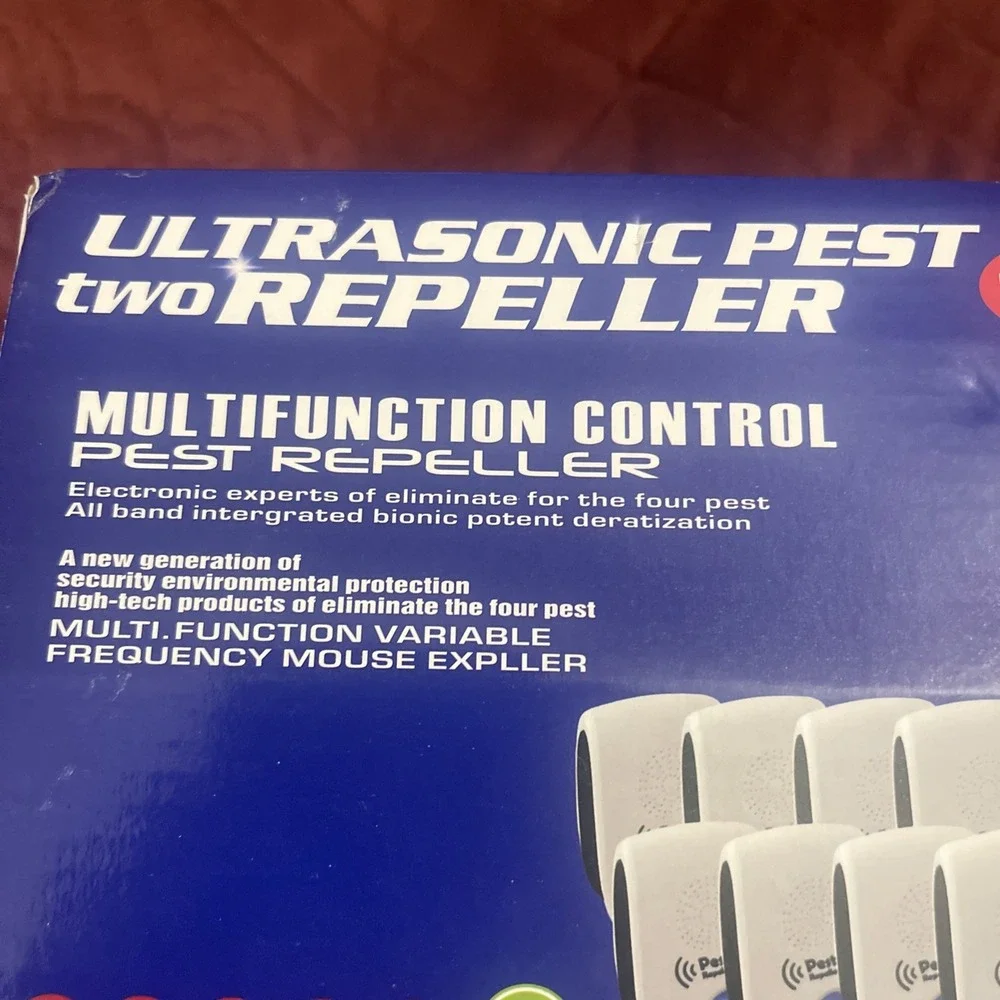 Ultrasonic Pest Two Repeller 12 Pack - One Room One Unit Safe And Easy To Use